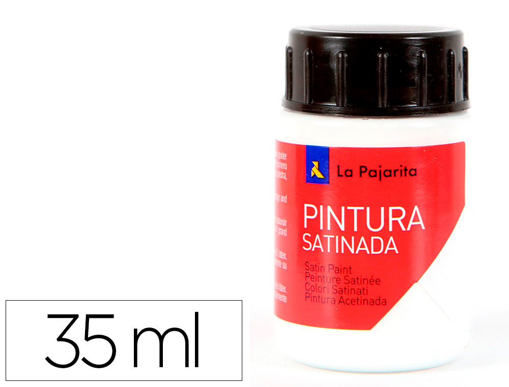 Pintura satinada La Pajarita 35ml blanca