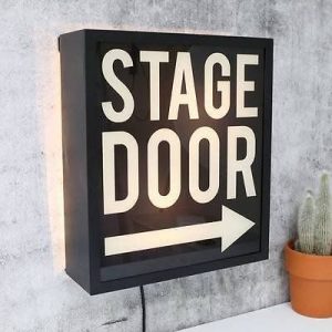 Stage Door Box Light Sign