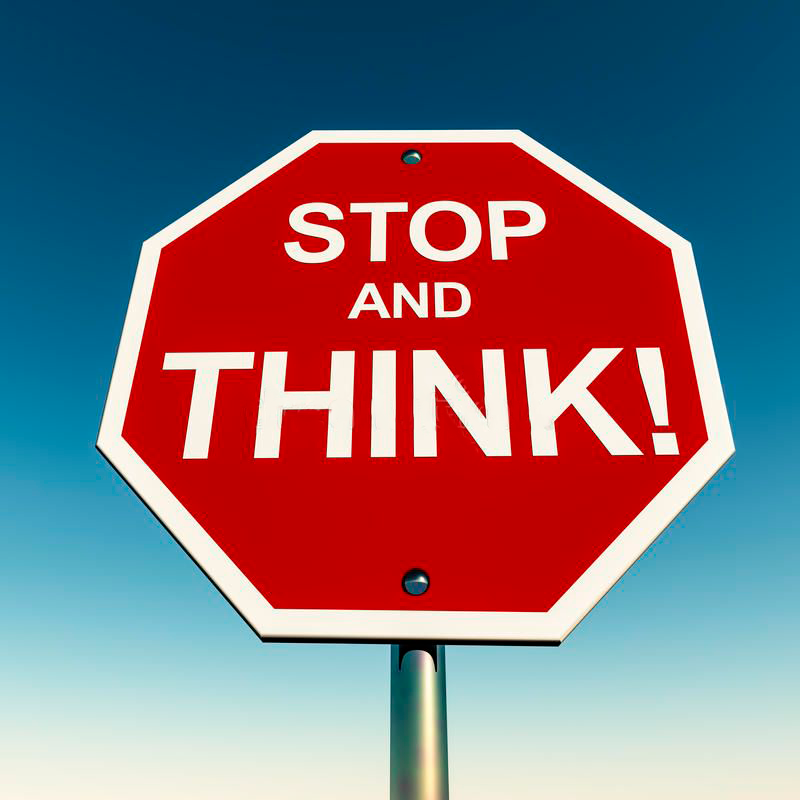 Stop and think