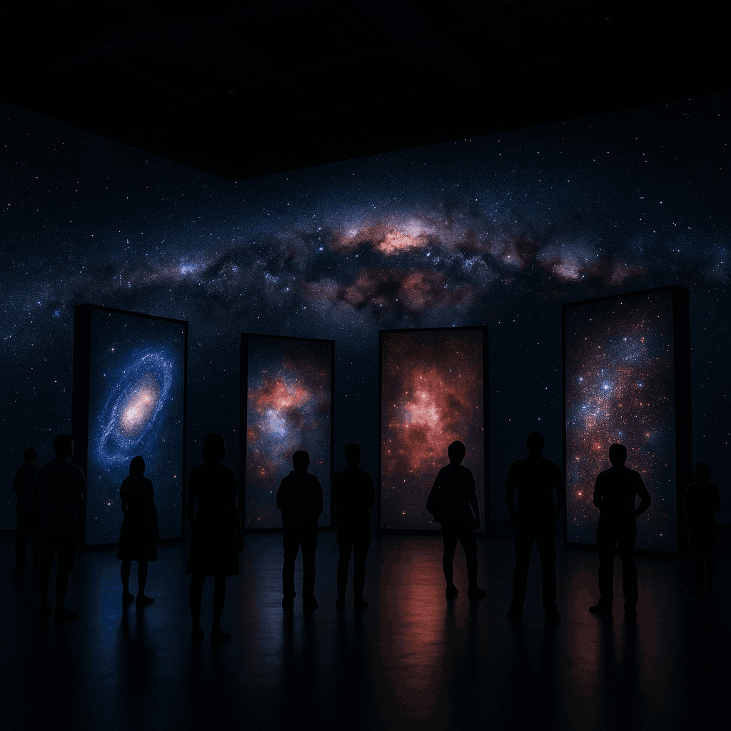 Imagen de la exposición Galaxias privadas