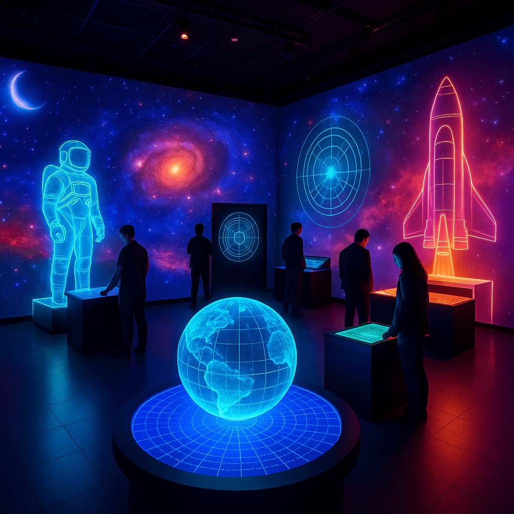 Imagen de la exposición Órbita Humana