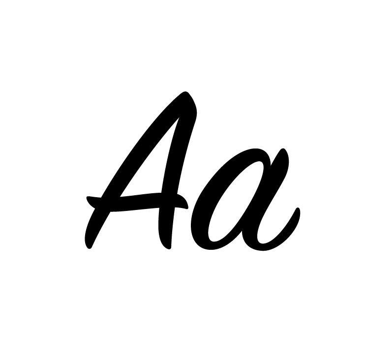 Tipografia Manuscrita Minuscula i majuscula. 
