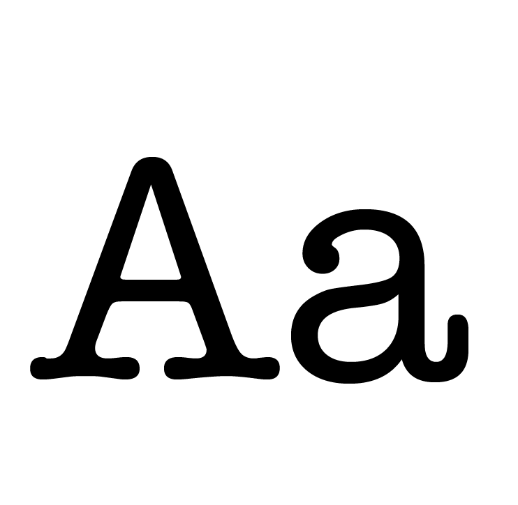 Tipografia Serif moderna