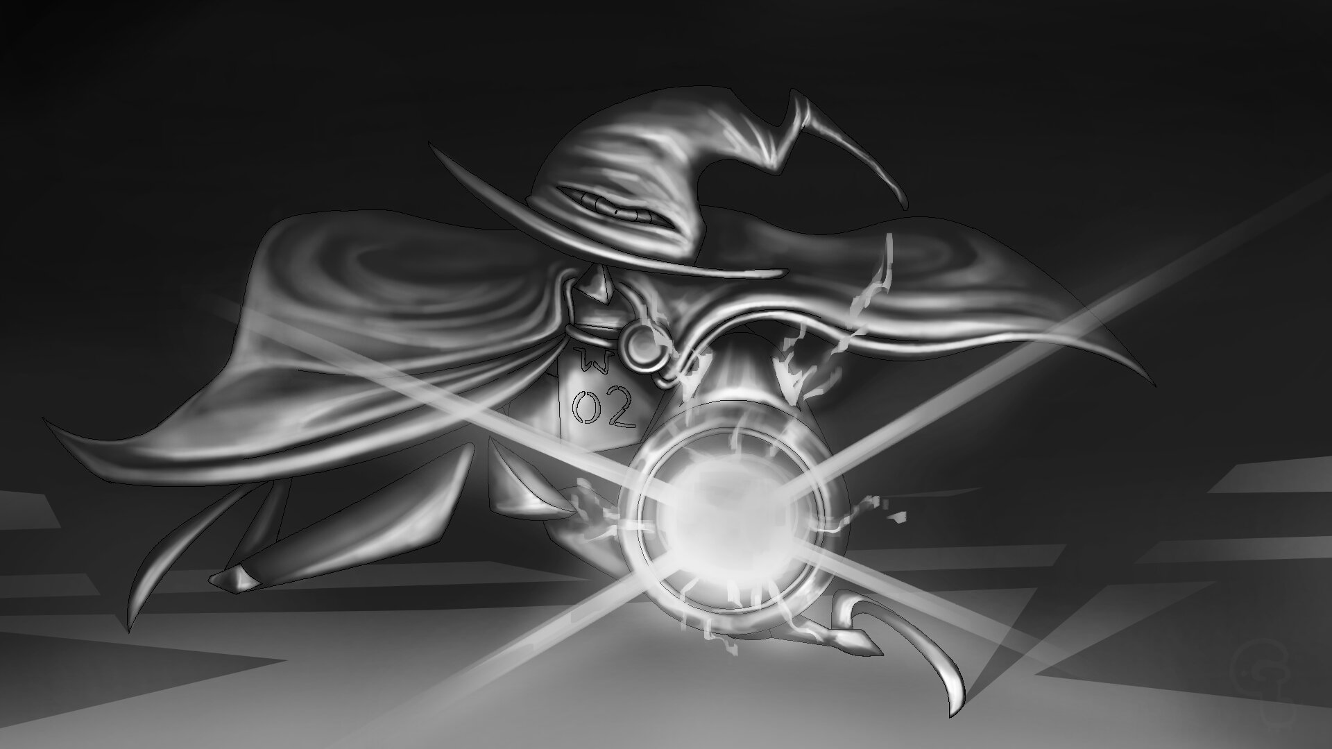 Ilustración WIZ-02 en venta.