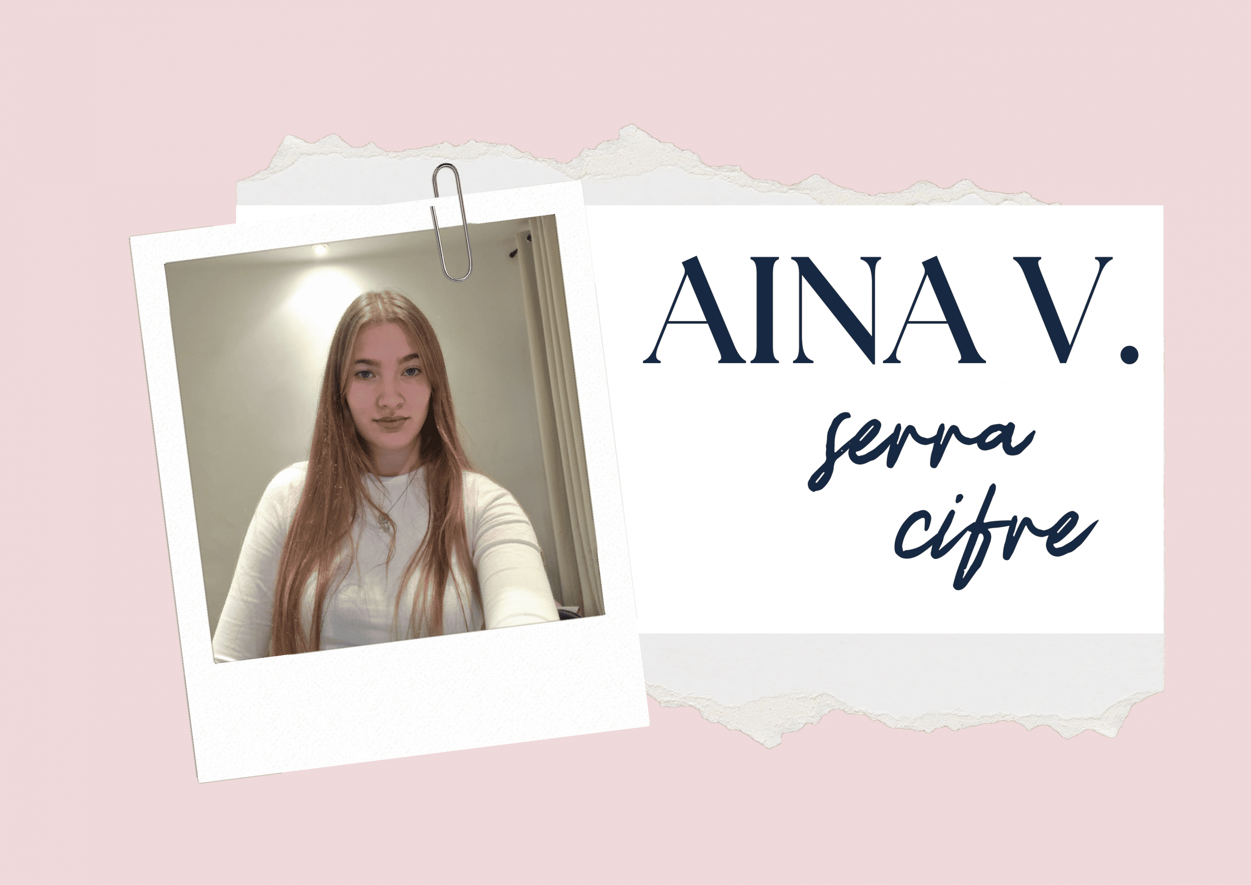Diseñadora Aina V. Serra Cifre