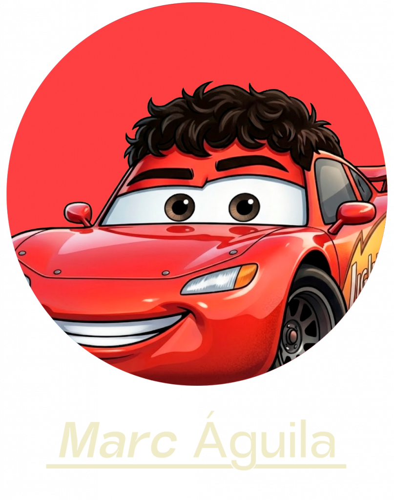 Personatge del Marc Águila inspirat en Cars