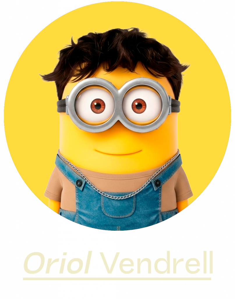 Personatge del Oriol Vendrell inspirat en Minions